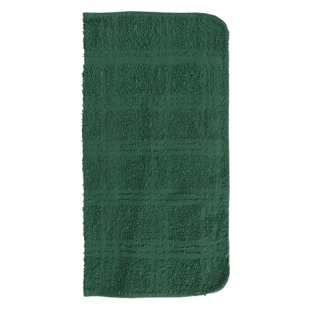 RITZ Concepts Dish Cloth 100% Cotton Terry Solid Dark Green 20320